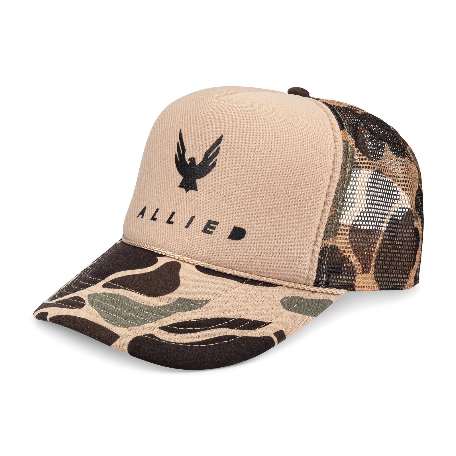 ALLIED Logo Camo Trucker Hat