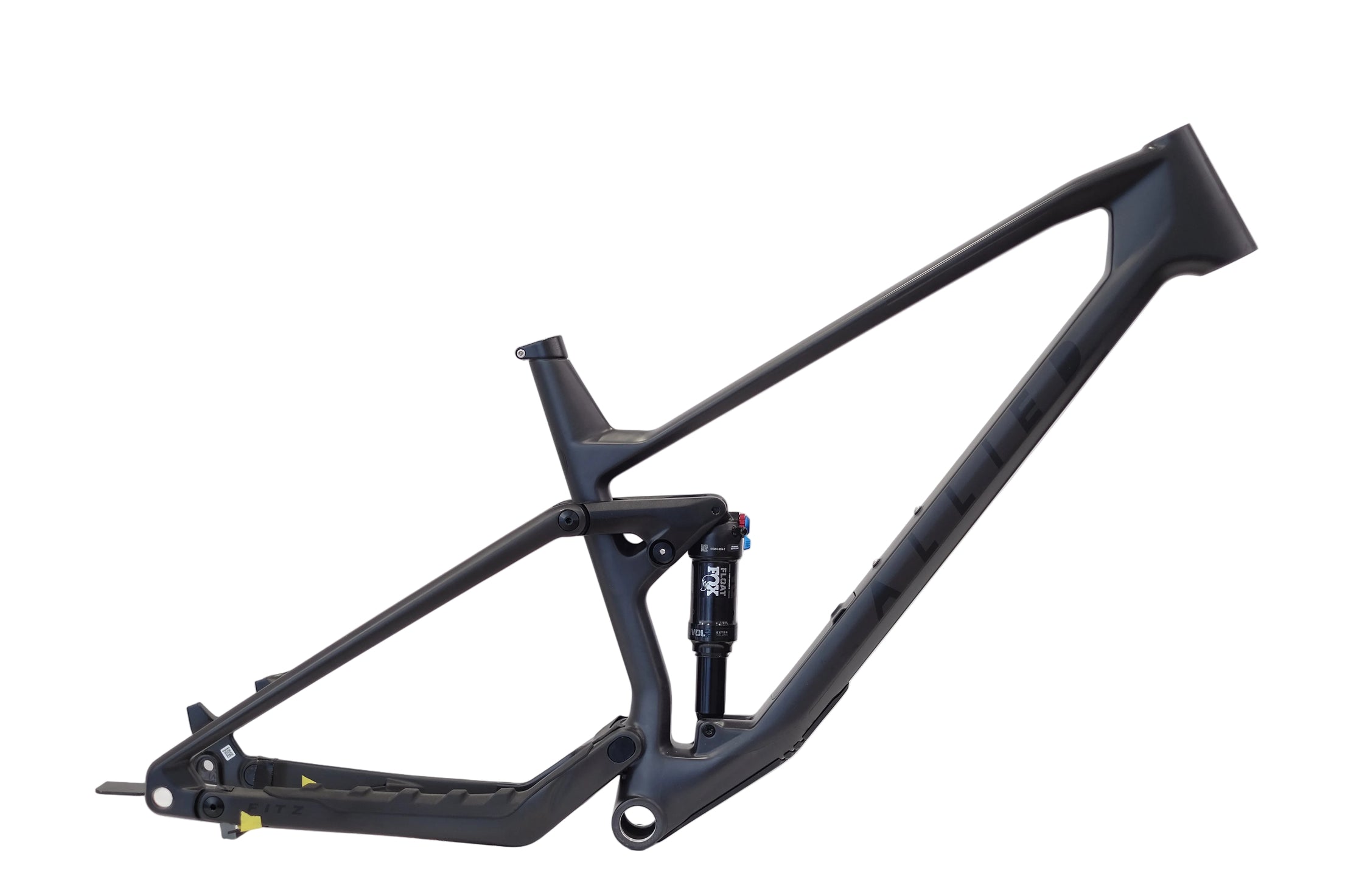 FITZ Frameset XL - Raw Carbon/Black Logos