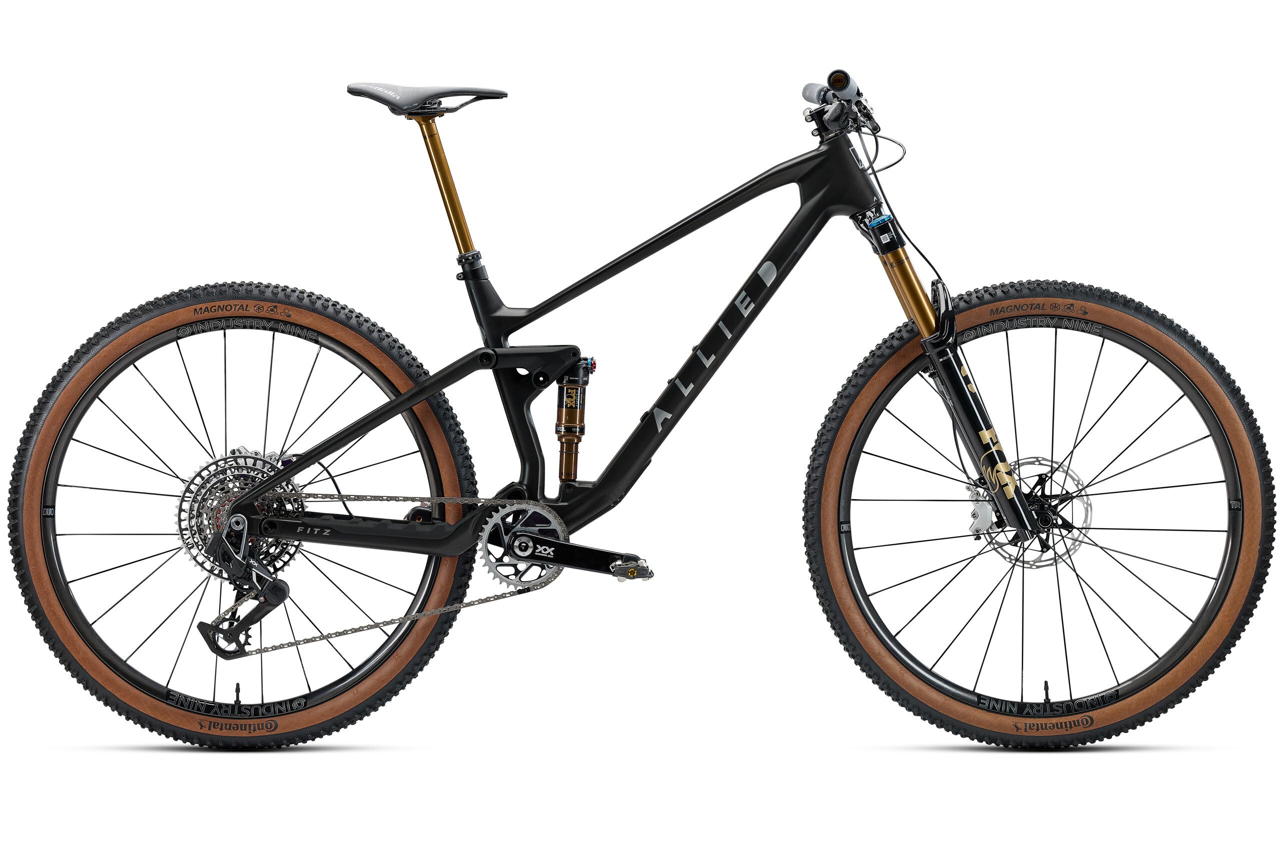暴君 アルクェイド sp FITZ XX SL | Ultimate Lightweight Carbon Trail Bike | Allied Cycle