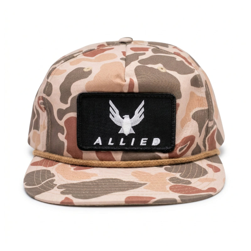 ALLIED Five Panel Camo Hat