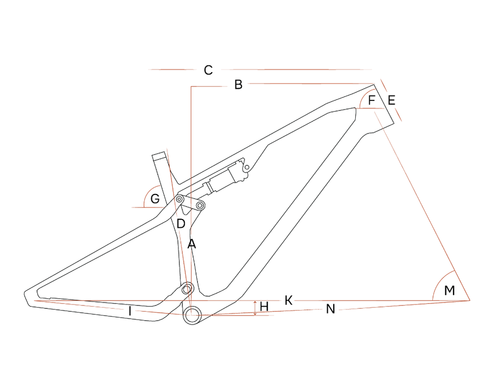BC40 XC MTB Frameset | Allied Cycle Works